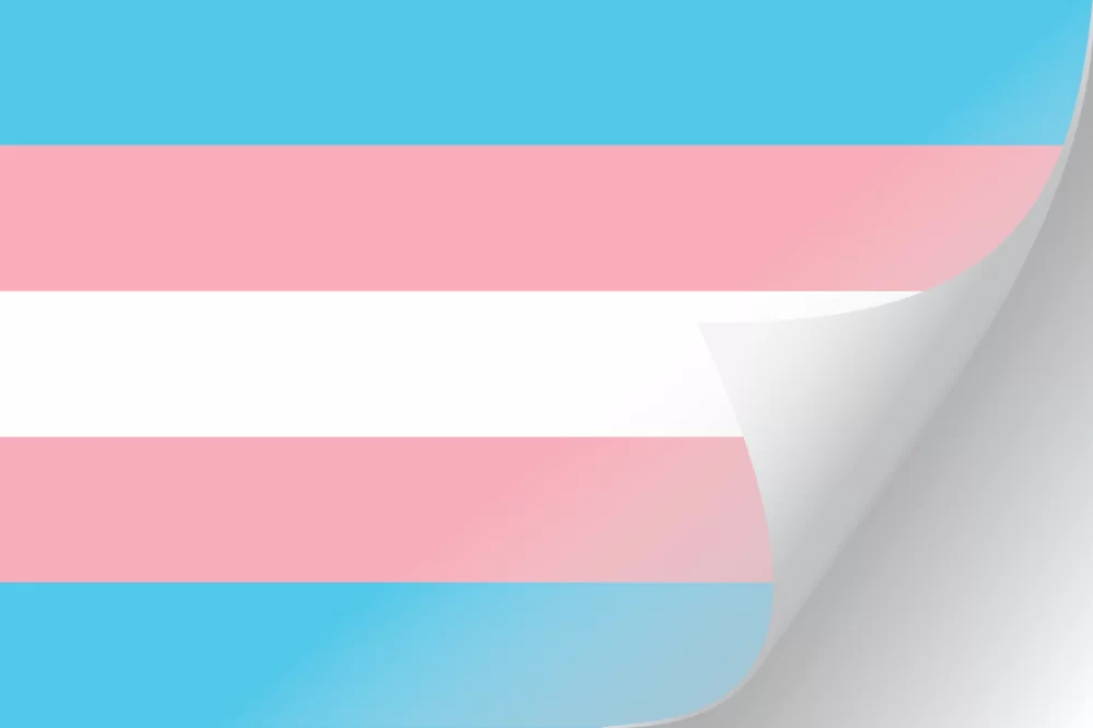 Transgender Pride Flag Decal