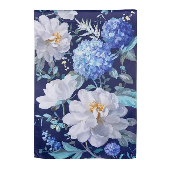 Spring Morning Blooms Suede House Banner