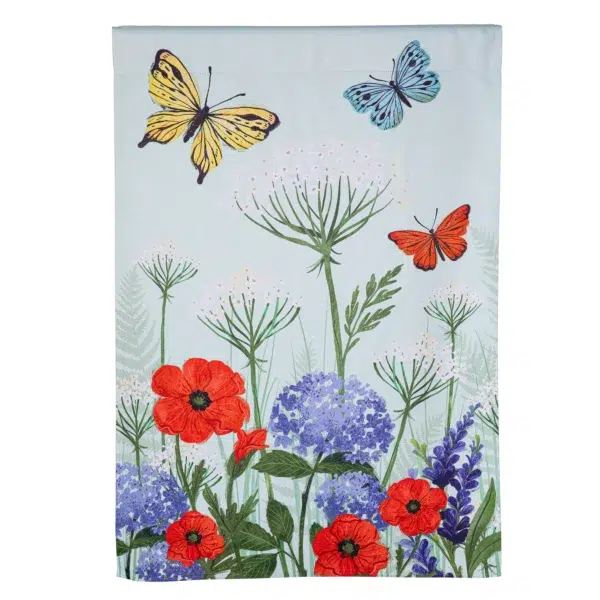 Greenhouse Retreat Floral Suede House Banner
