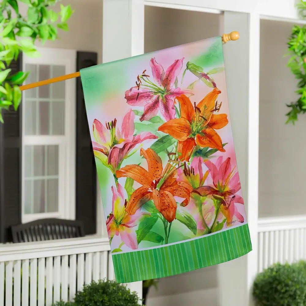 Lilies Suede House Banner