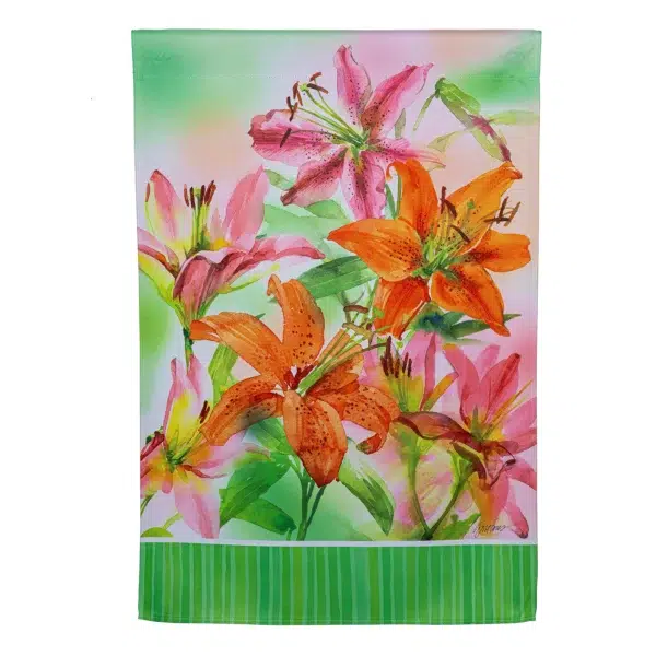 Lilies Suede House Banner