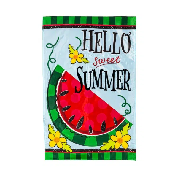 Hello Sweet Summer Applique House Banner