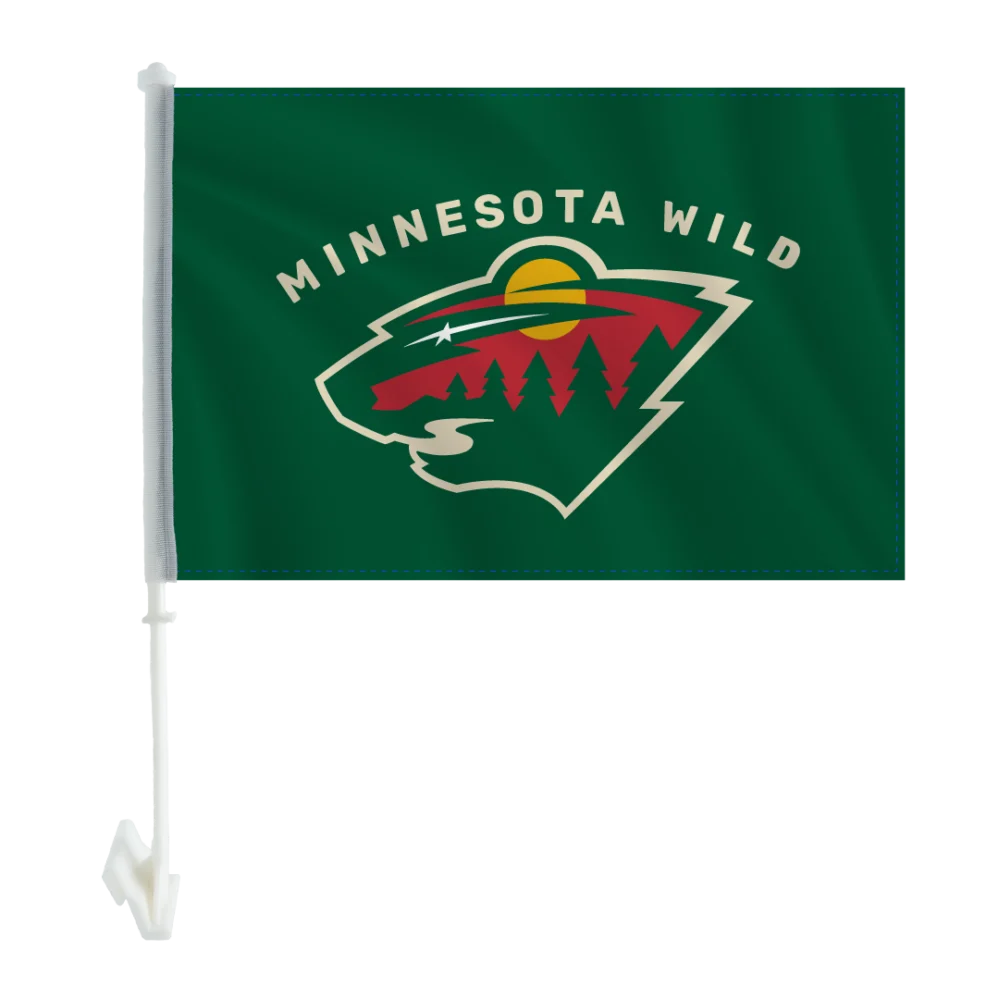 Minnesota Wild Car Flag