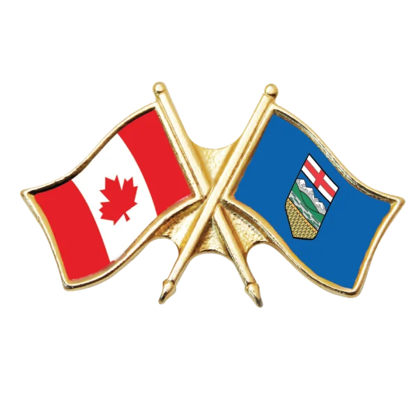 Canada & Alberta Friendship Pin
