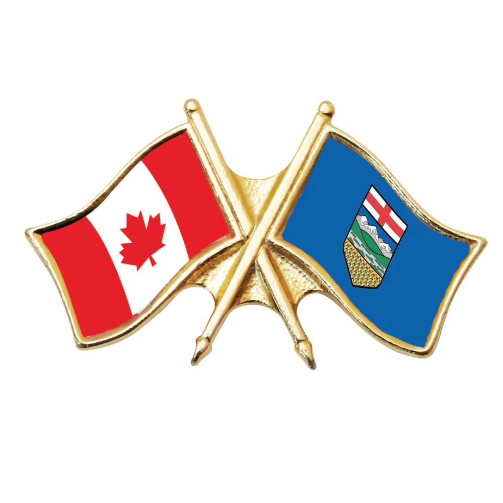 Canada & Alberta Friendship Pin