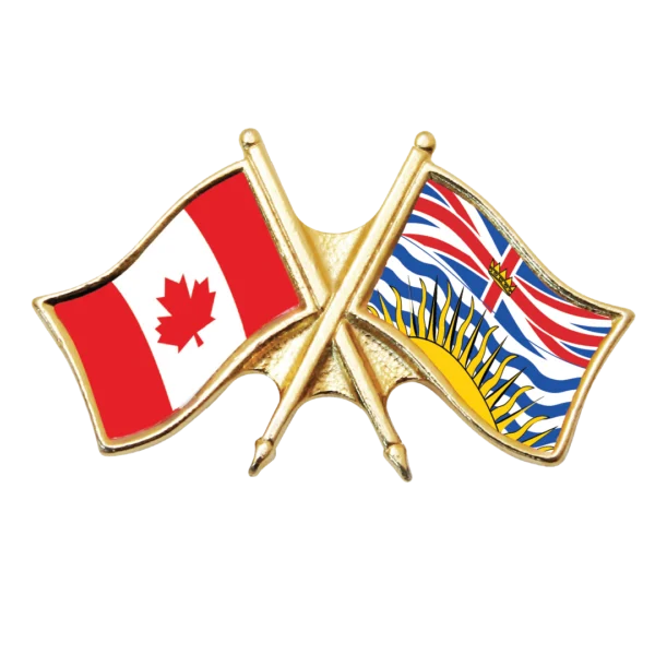 Canada & British Columbia Friendship Pin