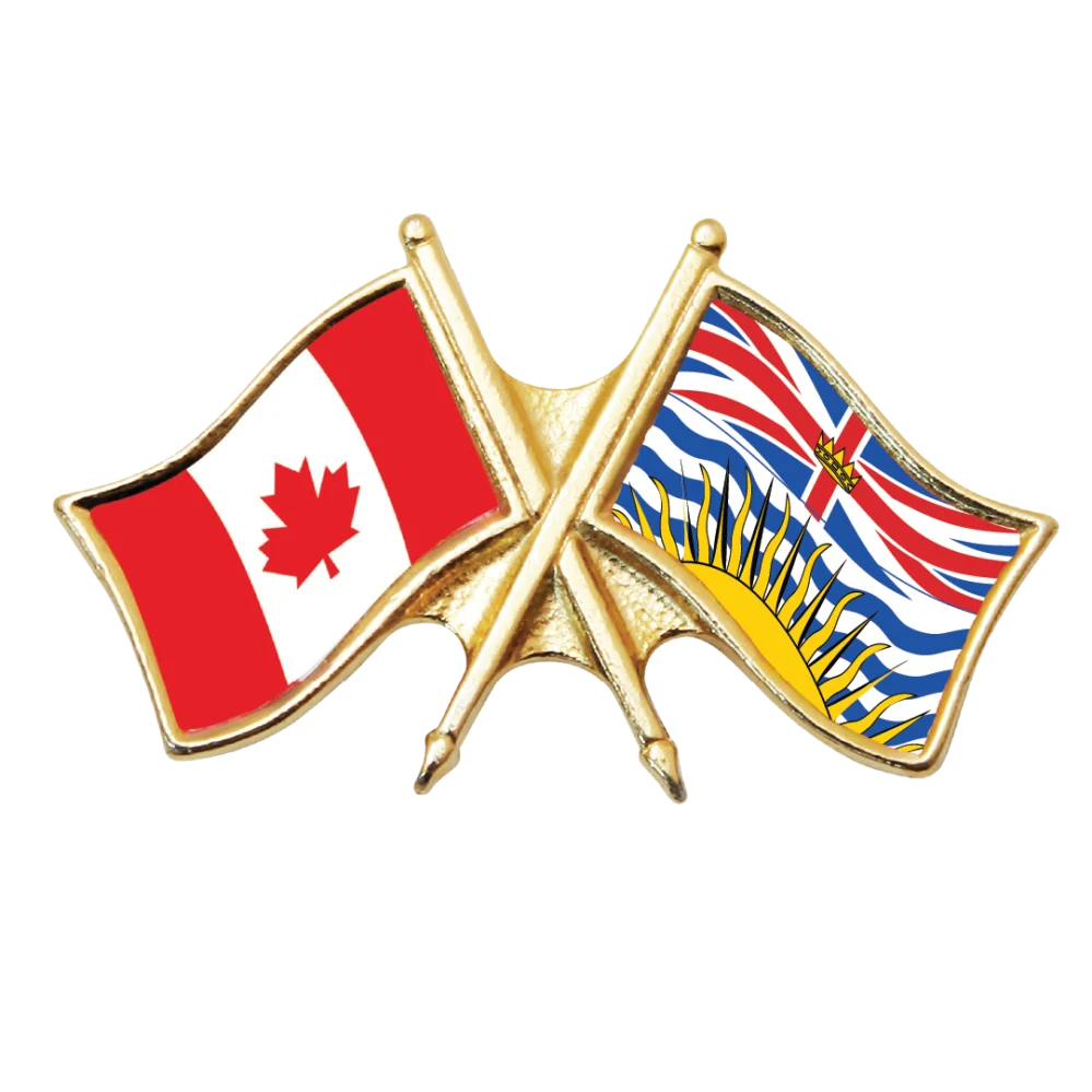 Canada & British Columbia Friendship Pin