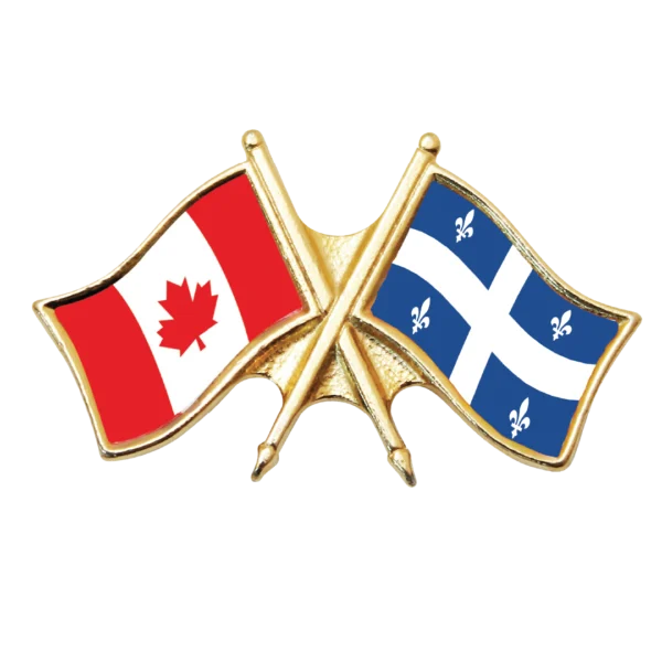 Canada & Quebec Friendship Pin