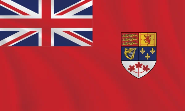 Economy Polyester Canadian Red Ensign Flag