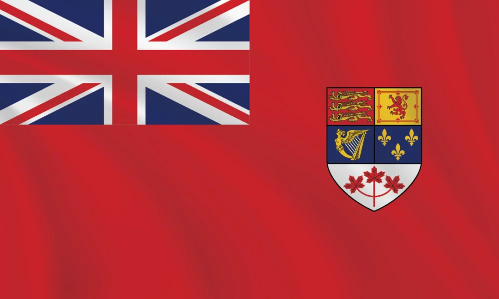 Economy Polyester Canadian Red Ensign Flag