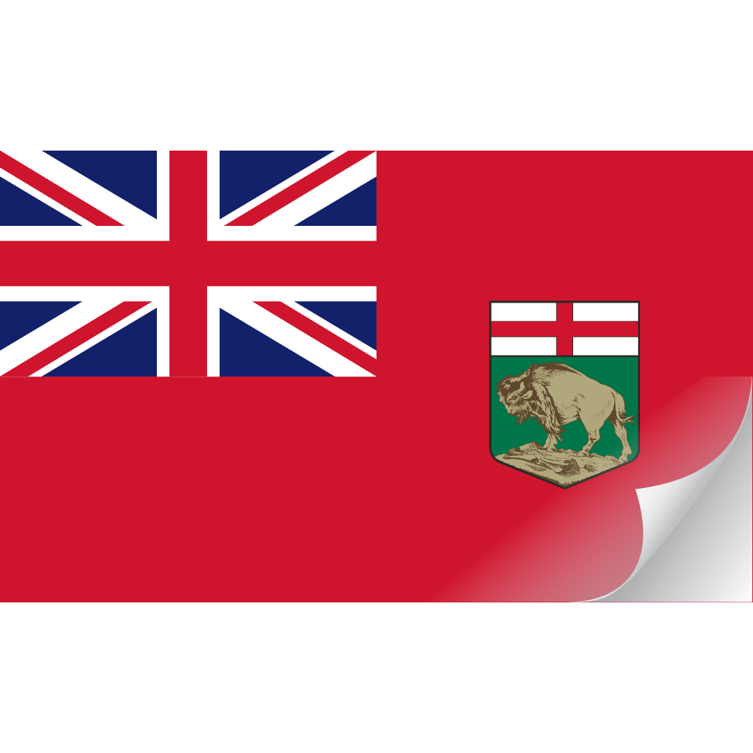 Manitoba Flag Decals | The Flag Shop