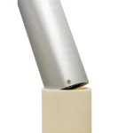 A close up view of the base of a Titan telescoping flag pole showing the 3" diameter base that provides added strength to the pole.