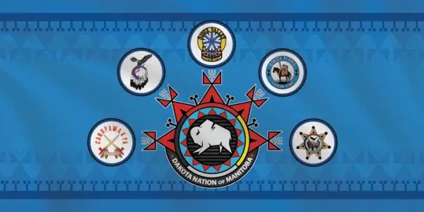 Dakota Nations of Manitoba Flag in 1:2 Proportions