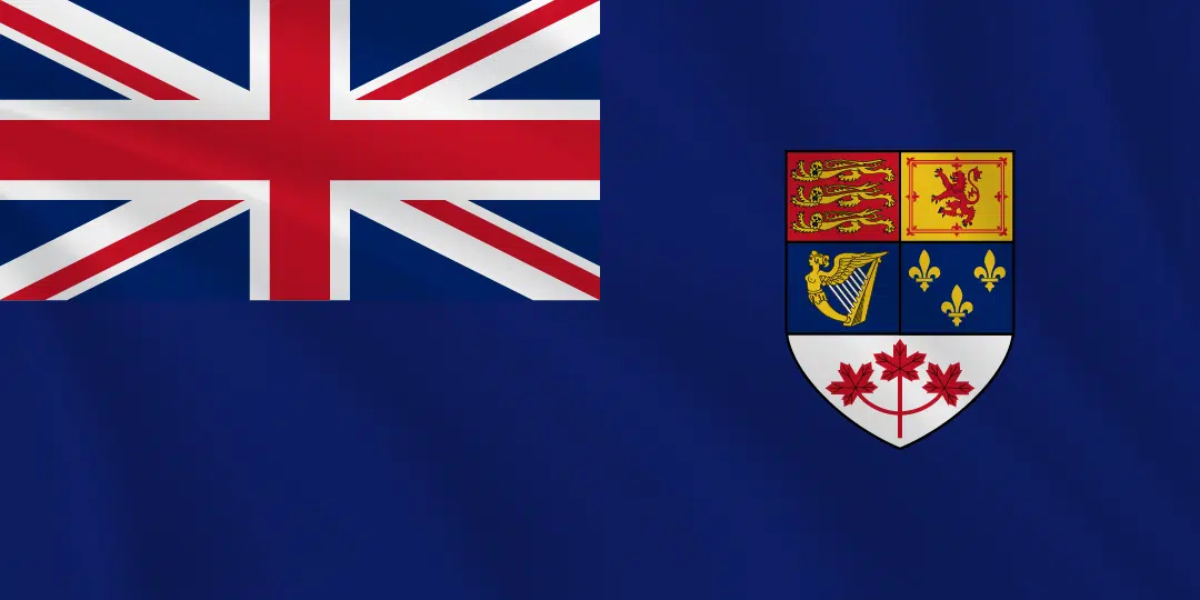 Premium Canadian Blue Ensign Flag