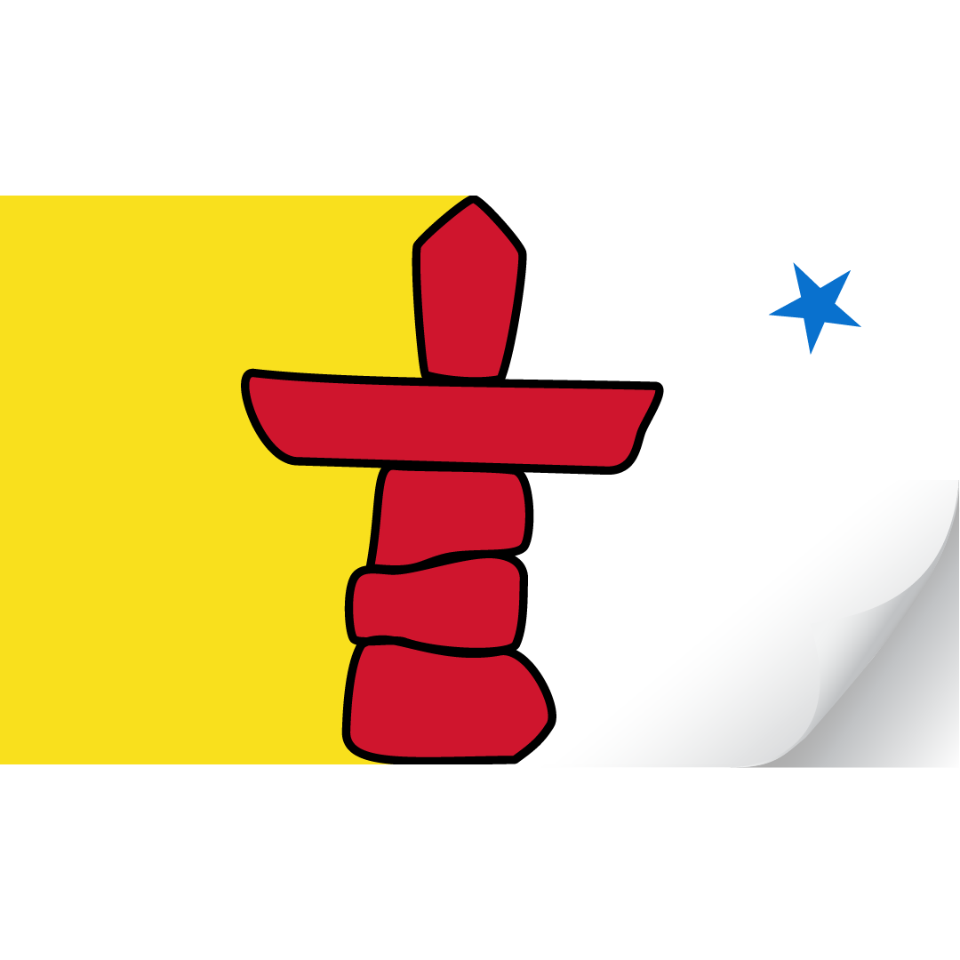 Nunavut Flag Decals | The Flag Shop
