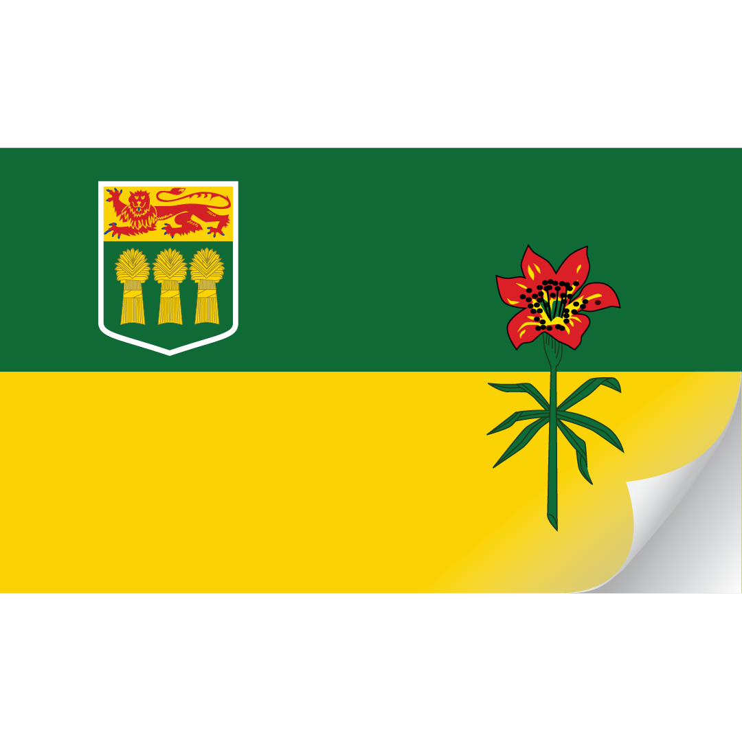 Saskatchewan Flag Decals | The Flag Shop