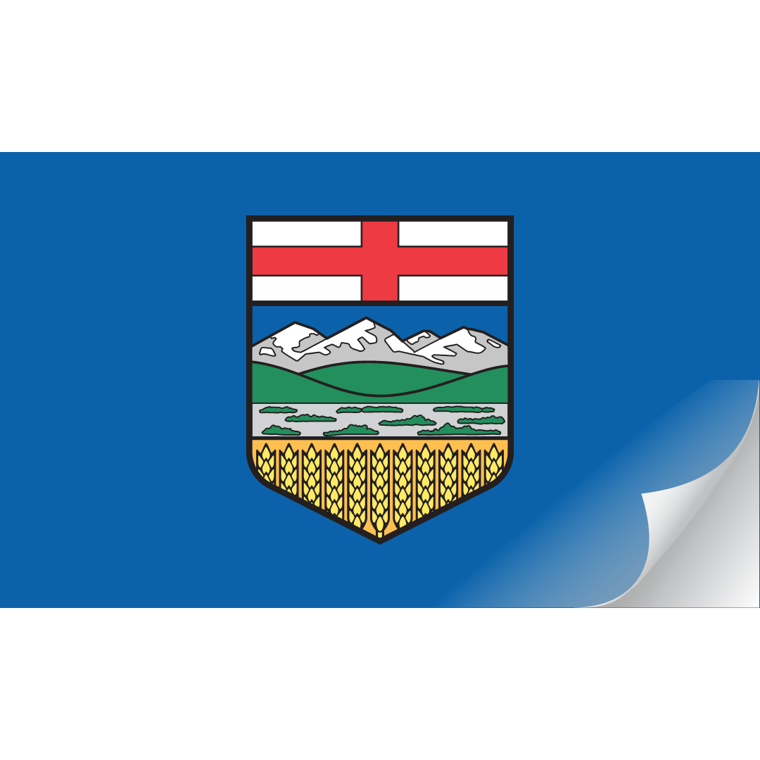 Alberta Flag Decals | The Flag Shop