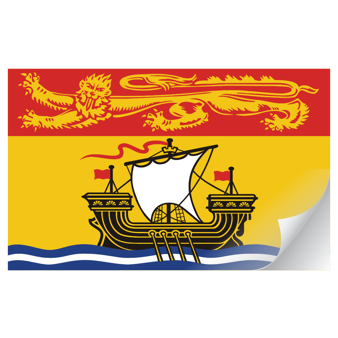 New Brunswick Flag Decals | The Flag Shop