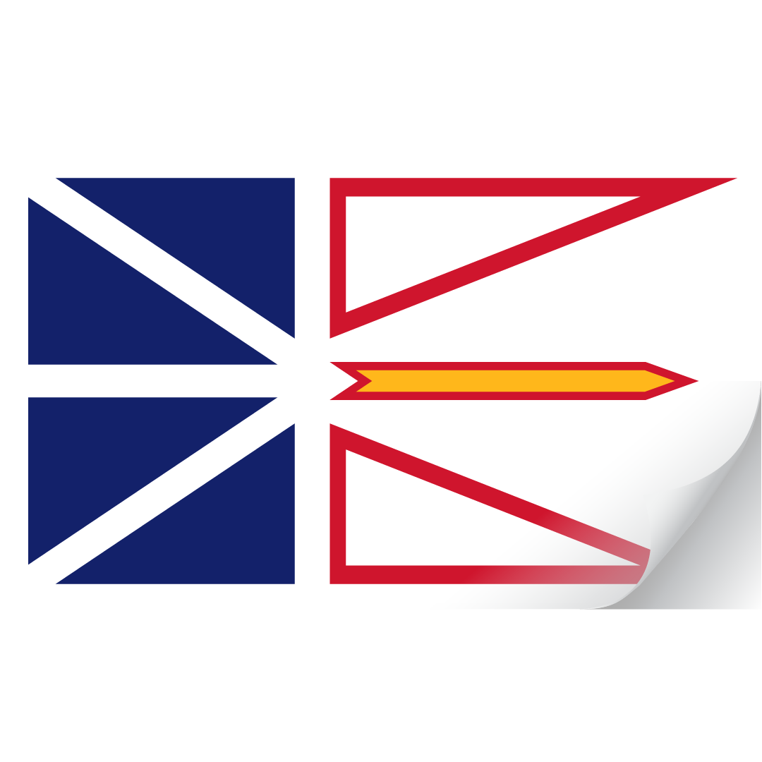 Newfoundland Flag Decals | The Flag Shop