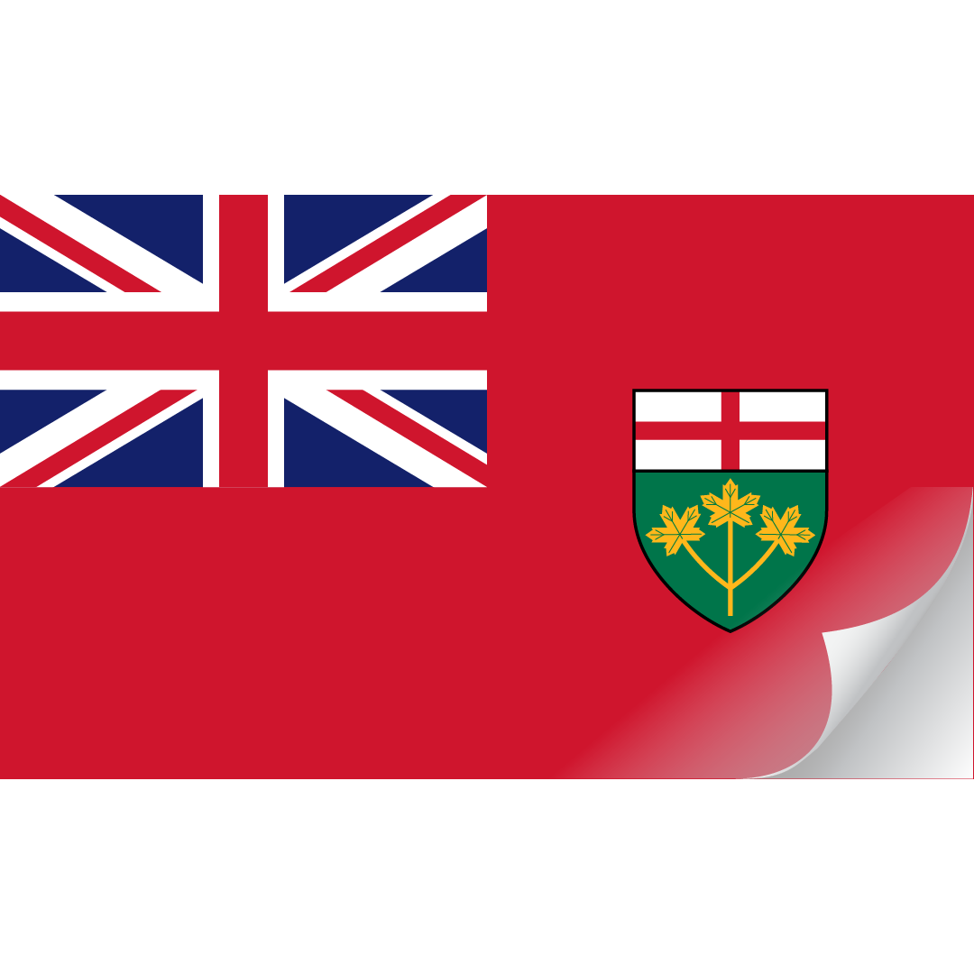 Ontario Flag Decals | The Flag Shop