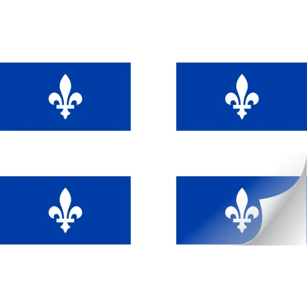 Quebec Flag Decals | The Flag Shop
